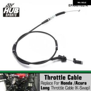 HUBスポーツ レーシング K-スワップ スロットル ケーブル キャブレター アクセル ケーブル ホンダ シビック 92-00 アキュラ インテグラ 94-01 EPAA01G27K