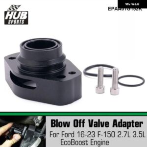 HUBスポーツ アルミターボブローオフ バルブ アダプター BOV フォード 16-23 F-150 2.7L 3.5L エコブースト エンジン EPAA01G152K