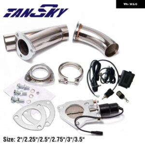 2インチ/2.25インチ/2.5インチ/2.75インチ/3インチ/3.5インチ排気カットアウト電動ダンプY パイプ キャットバックキャットバックターボバイパススイッチ コ