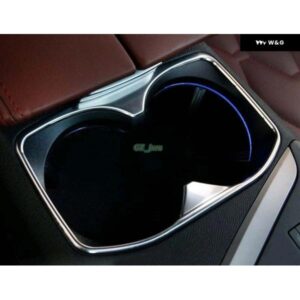 カー スタイリング プジョー 3008 GT 3008GT 2016 2017 フロントウォーターカップ ホルダー カバー トリム