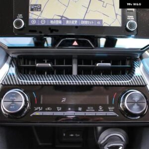 トヨタ ハリアー ヴェンザ XU80 2020 2021 ABS クローム エアベント ミドル アウトレット カバー ダッシュボード トリム ベゼル フレーム モールディング