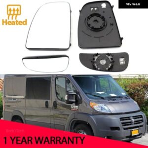 左/右サイドミラー ガラスリアビューリアビュー 外装 フィアットデュカート2021-2023ラムプロマスター2014-2023