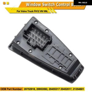 20752918 20752914 車用電動パワーウィンドウ コントロール スイッチ ボタン 20752915 ボルボ FH12 FM12 FM9 FH FM VNL 2004-2012