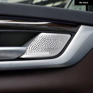 2個 BMW 5シリーズ G30 G38 6シリーズ GT G32 2018 -2023 リアインナー ドアハンドル ドア ステレオ オーディオ スピーカー フレーム カバー トリム