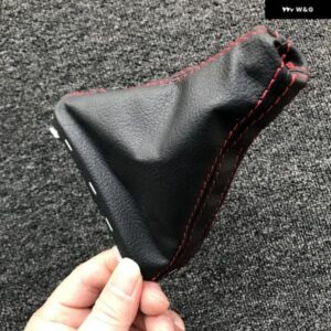 LHDオートマチック車レザー ギア シフト ノブ シフト ノブ ブーツ ゴルフ 6 MK6 MK5 EOSシロッコ