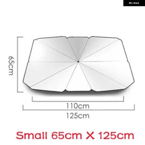 車用 フロントガラス サンシェード カバー プロテクター フロントガラス 傘 日産 X-TRAIL XTRAIL T32 2017-20 2021 - Small 65 X 125CM