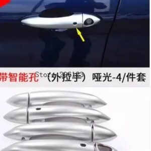 カーボン ABS 8個 車 外装 ドアハンドル グラブカバー トリム ステッカー スタイリング アルファロメオ ジュリアステルヴィオ2017 - b