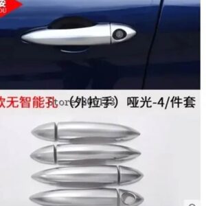 カーボン ABS 8個 車 外装 ドアハンドル グラブカバー トリム ステッカー スタイリング アルファロメオ ジュリアステルヴィオ2017 - a