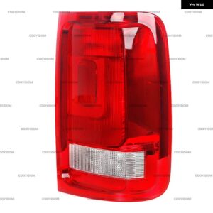 フォルクスワーゲン アマロック UTE ピックアップ 2010-2015-18 リア テールライト ウィンカーライト アセンブリ ブレーキランプ バルブ 無 - Red Shell-Right