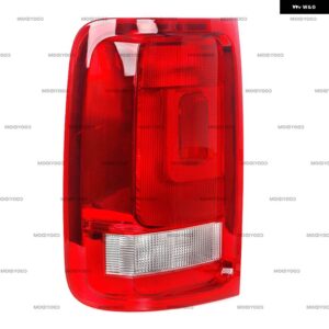 フォルクスワーゲン アマロック UTE ピックアップ 2010-2015-18 リア テールライト ウィンカーライト アセンブリ ブレーキランプ バルブ 無 - Red Shell-Left