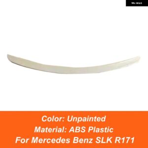 メルセデス ベンツ SLK R171 2004-2010 リア トランク リッド カースポイラー ウィング ABS ブラックカーボンプリント 外装 チューニングアクセサリーパーツ - Unpainted