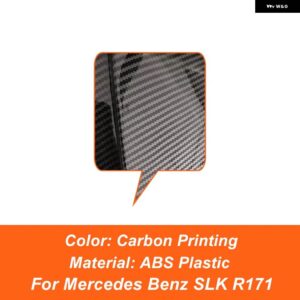 メルセデス ベンツ SLK R171 2004-2010 リア トランク リッド カースポイラー ウィング ABS ブラックカーボンプリント 外装 チューニングアクセサリーパーツ - Canbon Printing