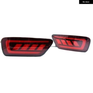 LED テールライト ジープ グランド チェロキー 2011-2022 リア バンパー リフレクター ストップブレーキ ウィンカーライト ジープ コンパス 2011-2017 - Red Lens