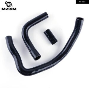 2004-2007年式 カワサキ NINJA ZX10-R ZX1000 シリコン ラジエーター 冷却ホースキット に適合 - black