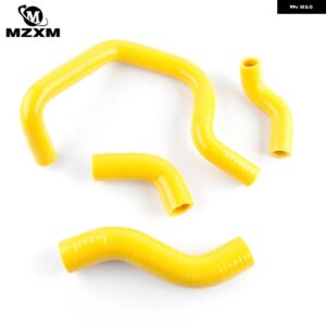 ホンダ シャドウスピリット 750 VT750DC 2001-2006 シリコン ラジエーター クーラントホースキット - Yellow