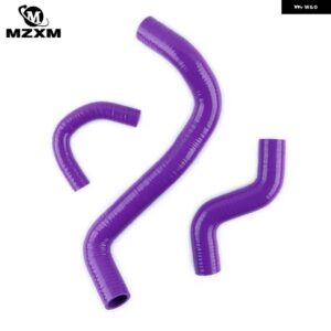 シリコン ラジエーター クーラントホースキット 1992-2003 日産 マイクラ マーチ K11 1.3L CVT ECVT AT - Purple