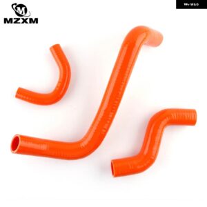 シリコン ラジエーター クーラントホースキット 1992-2003 日産 マイクラ マーチ K11 1.3L CVT ECVT AT - Orange