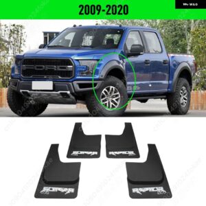 車用マッド フラップ フォード F150 ピックアップ 2009-2020 フェンダー マッドガード ガード スプラッシュ カーアクセサリー - 2009-2020