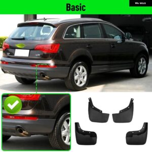 アウディ Q7 4L 2005-12 213 2014 2015 フェンダー マッド フラップ スプラッシュガード マッドガード マッド フラップ - basic