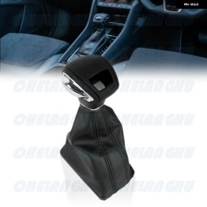 シュコダ KAROQ/KODIAQ DSG 2018-24 カーアクセサリー自動ギアスティック シフト ノブ + PU レザー ブーツ - For Blank type