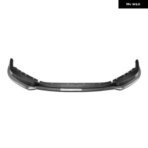 黒 BMW 2シリーズ M2 G87 2023+ 車アンダーフロント バンパー チンリップ スプリッター ディフューザー キット スポイラー バンパー プロテクター ガード - Carbon Look