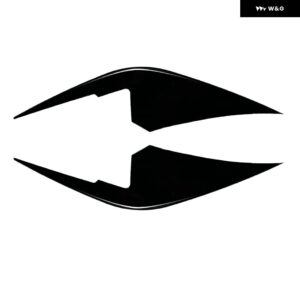 車用フロント バンパー トリム リップスポイラー トヨタ GR86 2022+ フロント バンパー トリム リップスポイラー ステッカー フェンダー カナード ブラック - Gloss Black