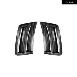 フロント バンパー サイドウィンドナイフ メルセデス ベンツ C クラス W204 S204プレフェイスリフト2007-2010 C63 AMG 装飾 - Carbon fiber color