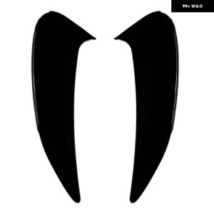 リア バンパー スポイラー サイド カナード スプリッター メルセデス ベンツ CLE クーペ C236 AMG 2024+ テールウィンドナイフ ステッカー フェンダー - black