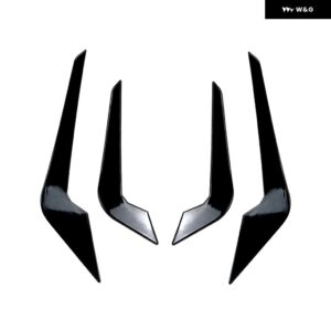 BMW 2シリーズ M2 F87 2016-2021 車用 カスタム リーフ パネル サメえらを模したサイド ボディ トリム ステッカー カー ステッカー - black