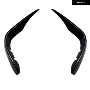 メルセデス ベンツ GLC クラス X253 2016-2019 GLC250 260 300 350 43 AMG 車用 フロント バンパー リップスプリッター スポイラー フォグライト トリム - 2pcs black