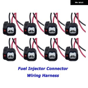燃料 インジェクター オルタネーター ABS コネクター 配線リペア ハーネス キット EV6 ラングラー JK TJ ダッジ ジープ 5183448AA - 8 pcs