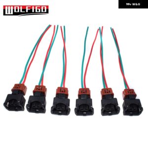 燃料 インジェクター 配線 ハーネス コネクタ 日産 300ZX Z31 1984-1987 N/A ターボ配線 ハーネス CI-FI300PC - 6 Pcs