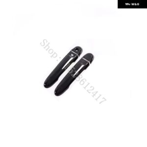 日産 JUKE F15 2010 2011 2012~2019 光沢ブラック ドアハンドル カバー トリム デコレーション ドアハンドル ボウル ステッカー アクセサリー - Glossy Black6