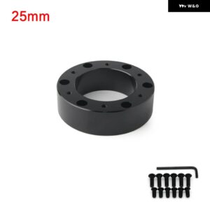 汎用 ステアリングホイール ハブ スペーサー 12/51/76/101MM ステアリングホイール ハブボスキット アダプター スペーサー ブラック - FXP-DG25
