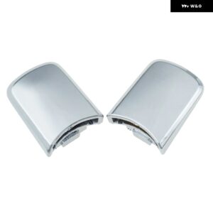 日産 X-TRAIL 2008 - 13 クローム フロントリア 左右 外装 外側 ドアハンドル カバー キャップ - rear pair