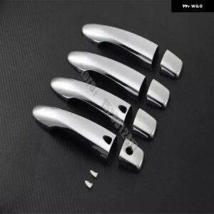 日産 QASHQAI J11 2016 - 21 カーアクセサリー ABS クローム ドアハンドル カバー トリム 8個 - 2