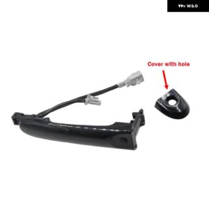 日産 ジューク 2010-2019 フロントアウトサイド ドアハンドル O/S 運転席右側 キーレスエントリー 80644-3WC2A 80640-3WC2A 80644-1FE0A - A with hole