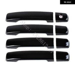 日産 キャシュカイ J10 2007 2008~2015 ABS クローム ドアハンドル カバー カバー トリム カーアクセサリー - black