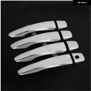 日産 ヴァーサ アルメーラ 2020 - 23 MK4 N18 アクセサリー ドアハンドル カバー トリム プラスチック クローム イミテーション - a