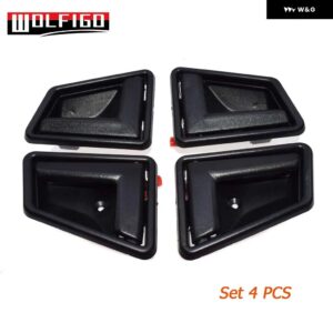 内側 フロントリア LH RHリアドアテールゲート ドアハンドル 1989-1998 スズキ サイドキック 8311056B015ES 8313056B015ES 8285061A01 - Set 4 pcs