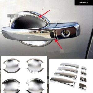 日産 キャシュカイ J10 デュアリス 2007 - 13 スマート ドアハンドル + ドアボウルカバー カップ トリム キーアクセサリー - 4