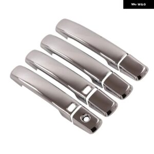 日産 キャシュカイ J10 2007 - 13 クローム カー ドアハンドル カバー ステッカー カー スタイリング アクセサリー - 2 buttons handle