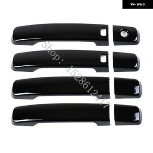 日産 キャシュカイ J10 2007 2008 2009~2015 ABS カーアクセサリー ドアハンドル ボウル ドアハンドル カバー カバー トリム - Glossy Black7