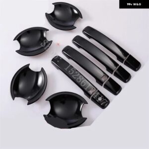 日産 キャシュカイ J10 2007 2008 2009~2015 ABS カーアクセサリー ドアハンドル ボウル ドアハンドル カバー カバー トリム - Glossy Black13