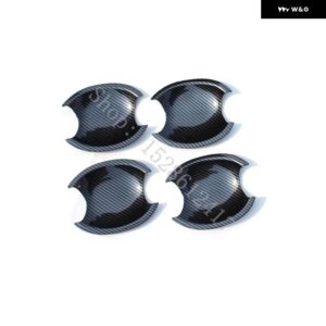 日産 JUKE F15 2010-2019 ドアハンドル カバー トリム デコレーション ドアハンドル ボウル トリム ステッカー カーアクセサリー - Carbon fiber pattern