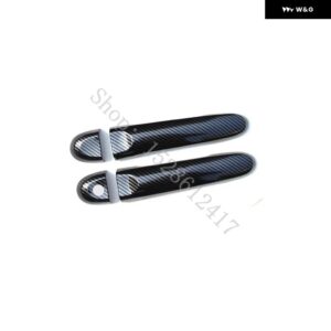 日産 JUKE F15 2010-2019 ドアハンドル カバー トリム デコレーション ドアハンドル ボウル トリム ステッカー カーアクセサリー - Carbon fiber pattern6