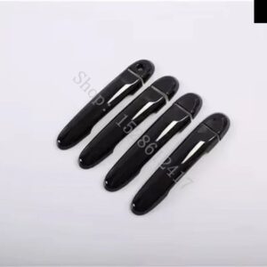 日産 ジューク 2011 - 14 光沢ブラック ドアハンドル カバー トリム デコレーション ドアハンドル ボウル ステッカー アクセサリー - Glossy Black6