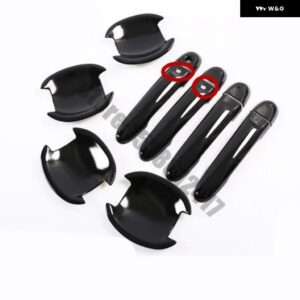 日産 キューブ Z12 2009 - 12 2012~2017 クローム カー ドアハンドル カバー トリム ステッカー カー スタイリング アクセサリー - 5