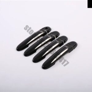 日産 キューブ Z12 2009 - 12 2012~2017 クローム カー ドアハンドル カバー トリム ステッカー カー スタイリング アクセサリー - 2