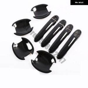 日産 キューブ Z12 2009 - 12 2012~2017 クローム カー ドアハンドル カバー トリム ステッカー カー スタイリング アクセサリー - 4